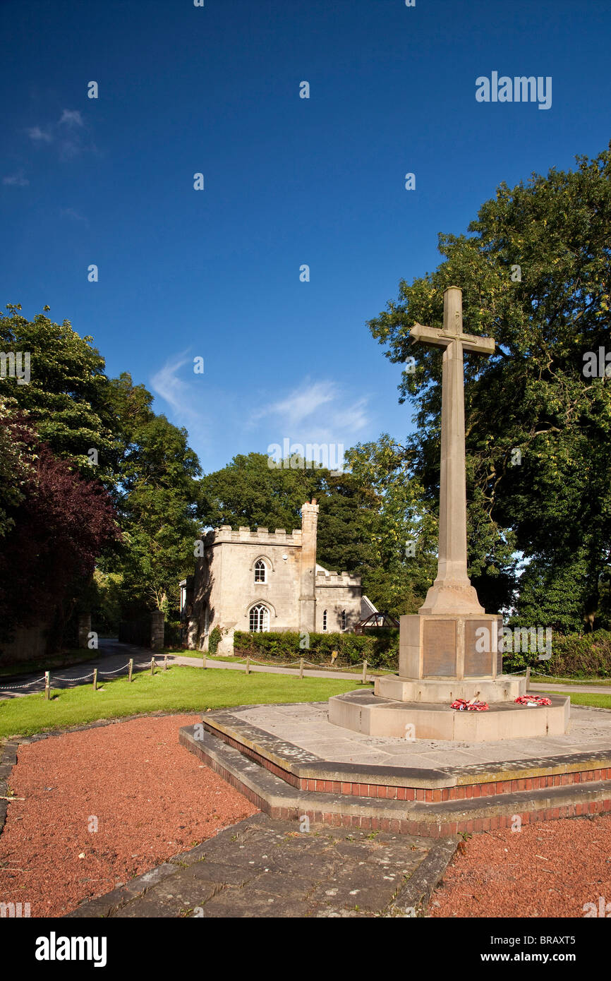 Castle Eden War Memorial, Peterlee, County Durham Foto Stock