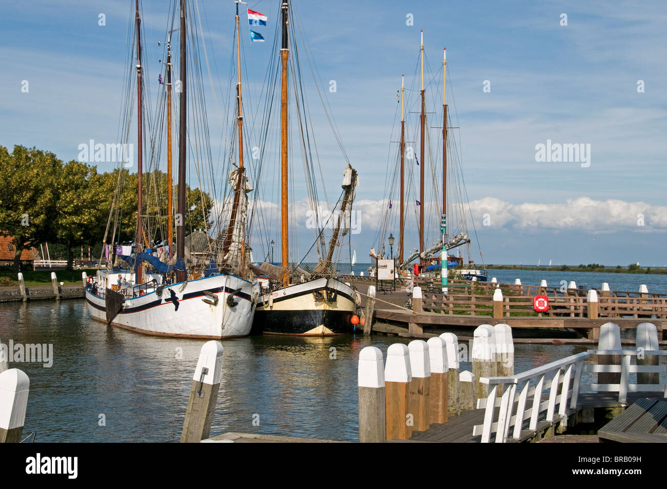 Enkhuizen Paesi Bassi Olanda port IJsselmeer Foto Stock