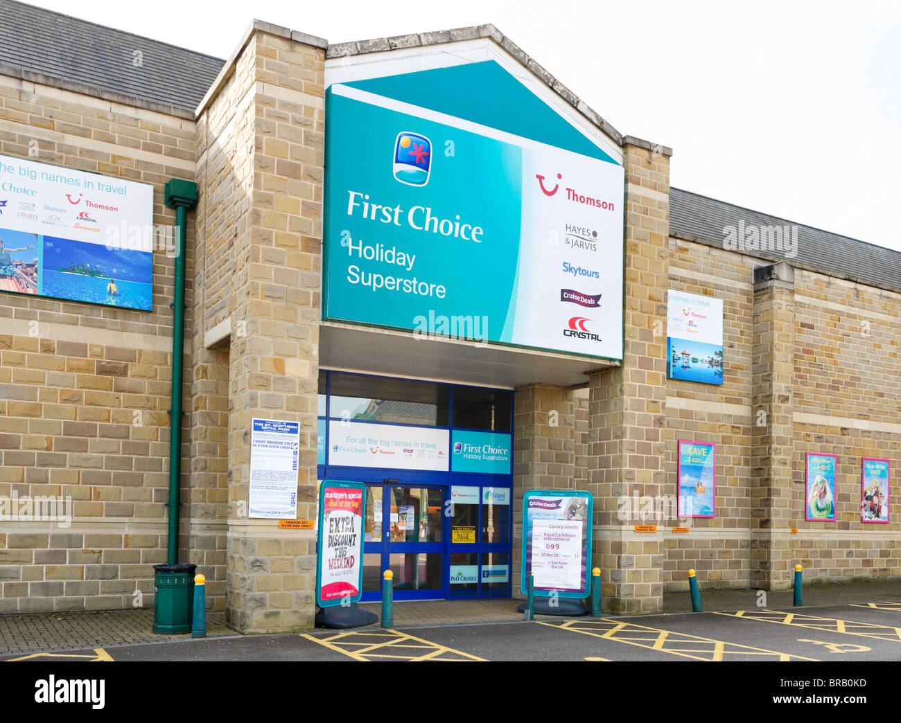 Prima scelta Holiday Superstore, Great Northern Retail Park, Leeds Road, Huddersfield, West Yorkshire, Inghilterra, Regno Unito Foto Stock