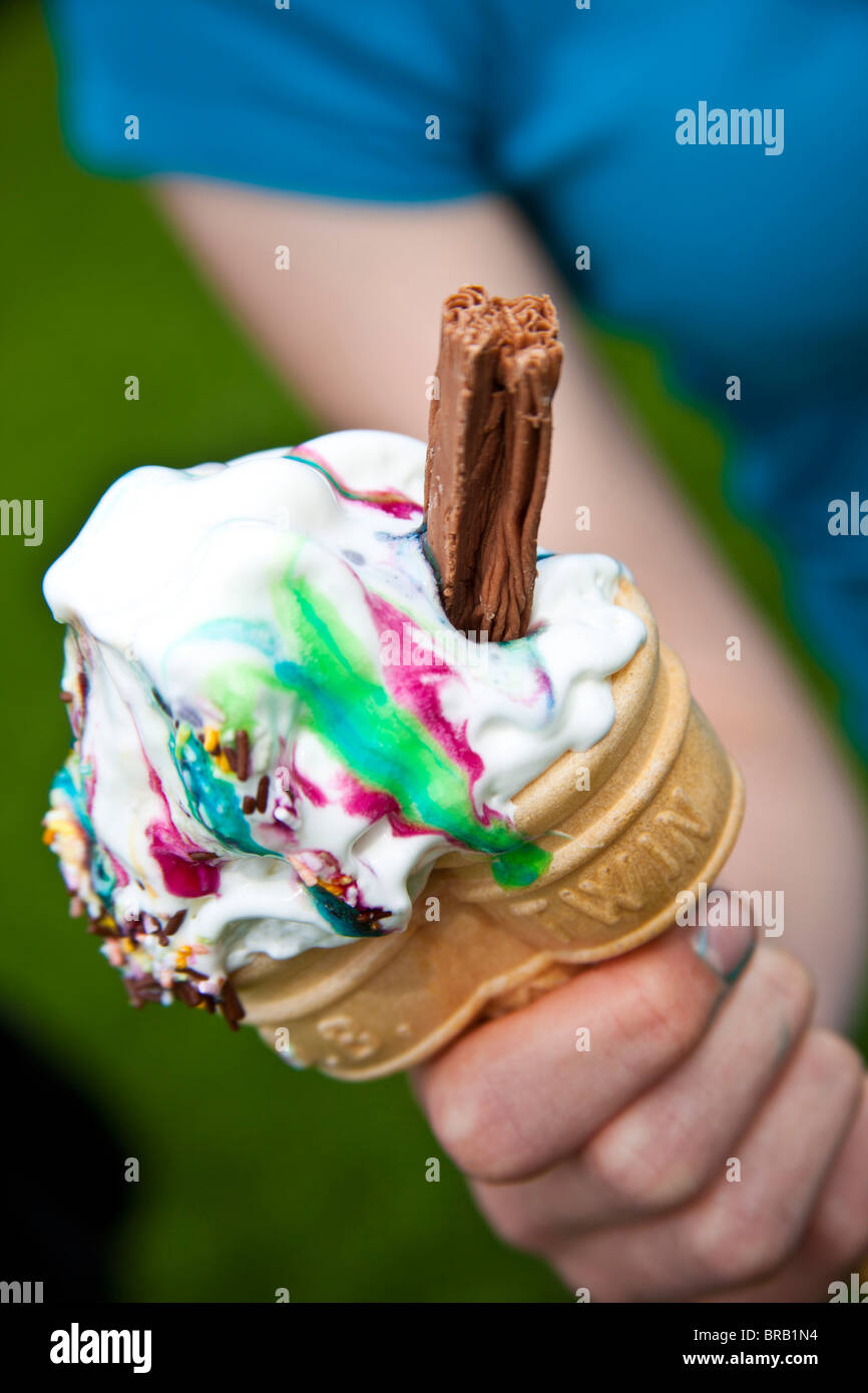 cono di gelato Foto Stock