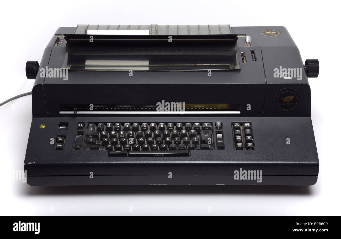 IBM compositore elettronico i nastri inchiostratori per macchine da scrivere. Foto Stock