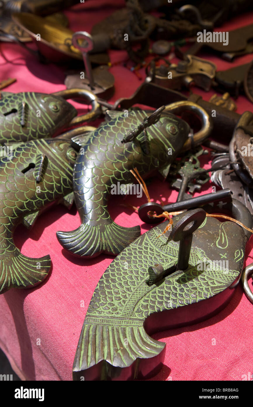 Tibetano lucchetto di pesce Foto Stock