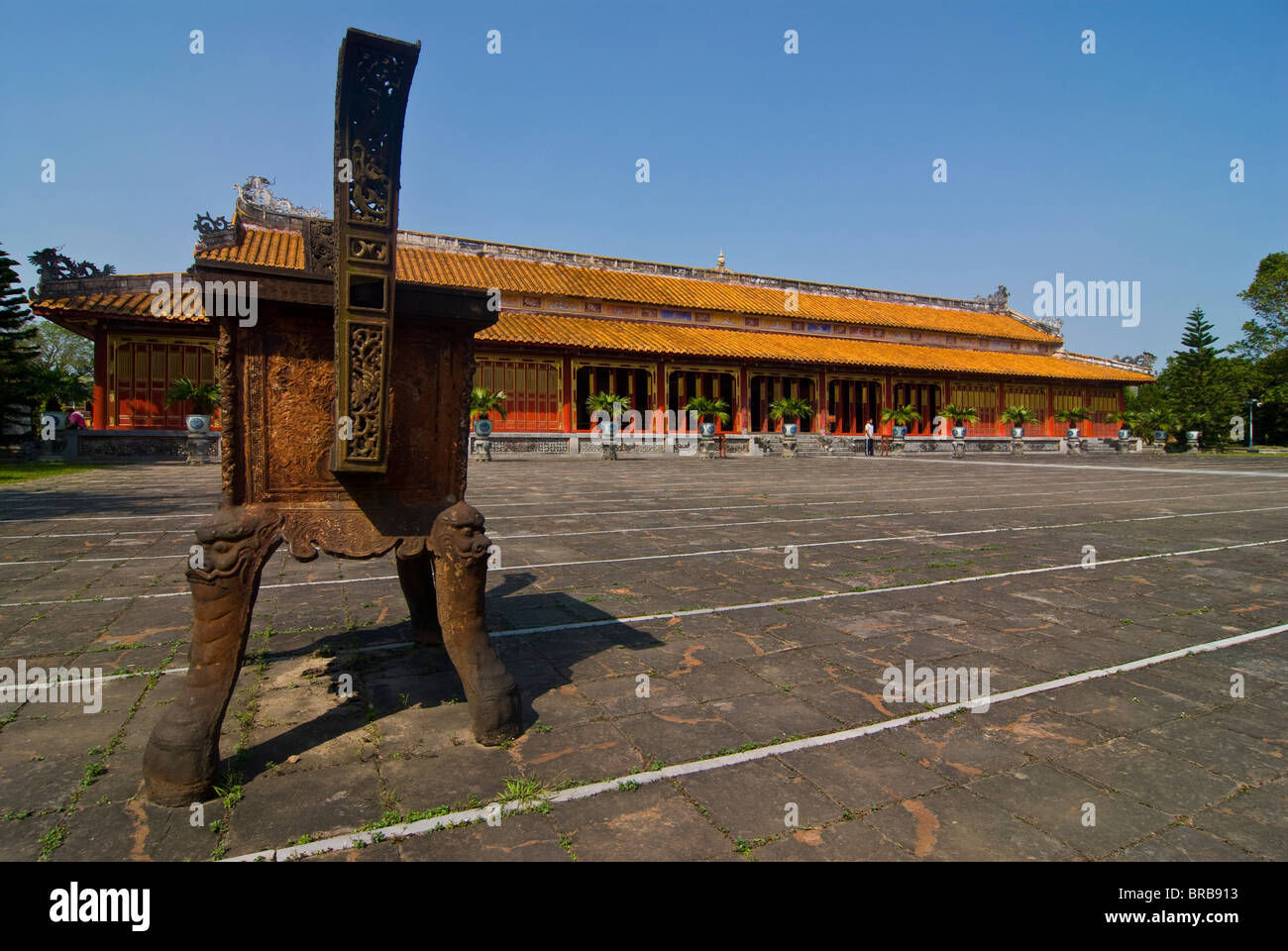 Per Mieu tempio complesso, Sito Patrimonio Mondiale dell'UNESCO, la tonalità, il Vietnam, Indocina, Asia sud-orientale, Asia Foto Stock
