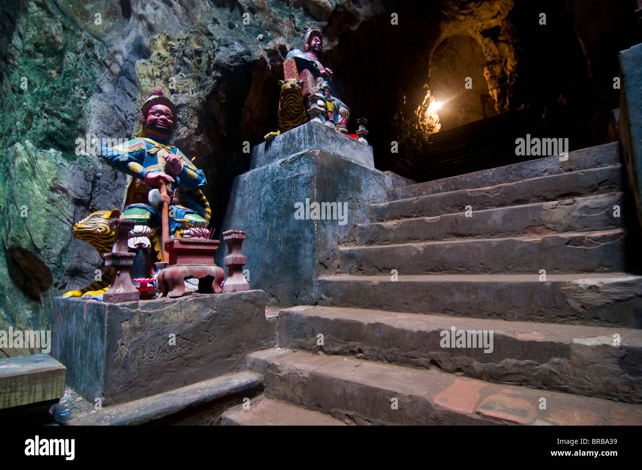 Thuy figlio santuario buddista, montagna di marmo, Vietnam, Indocina, Asia sud-orientale, Asia Foto Stock