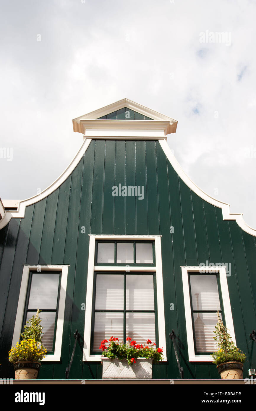 Dutch tipica casa storica in Volendam. Holland Foto Stock