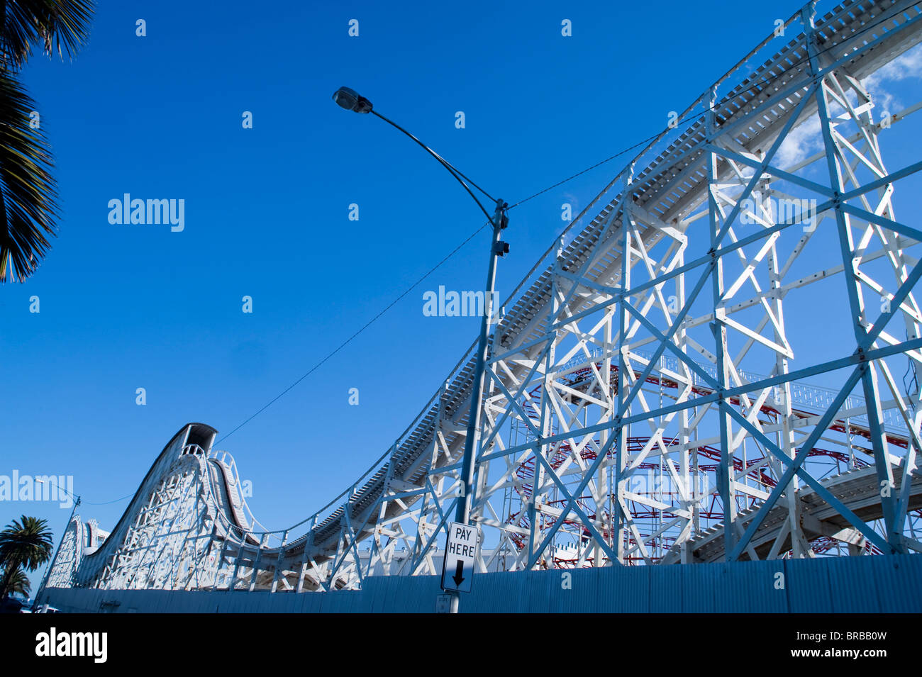 Roller Coaster, Minion District, Melbourne, Victoria, Australia Foto Stock