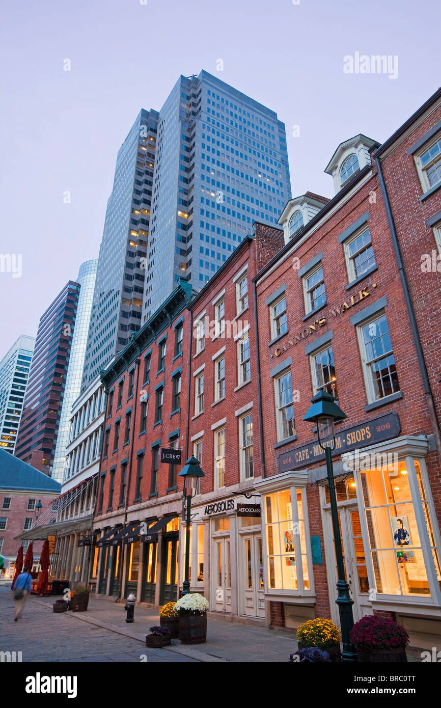 Il Seaport Historic District di Manhattan, New York, New York, Stati Uniti d'America Foto Stock