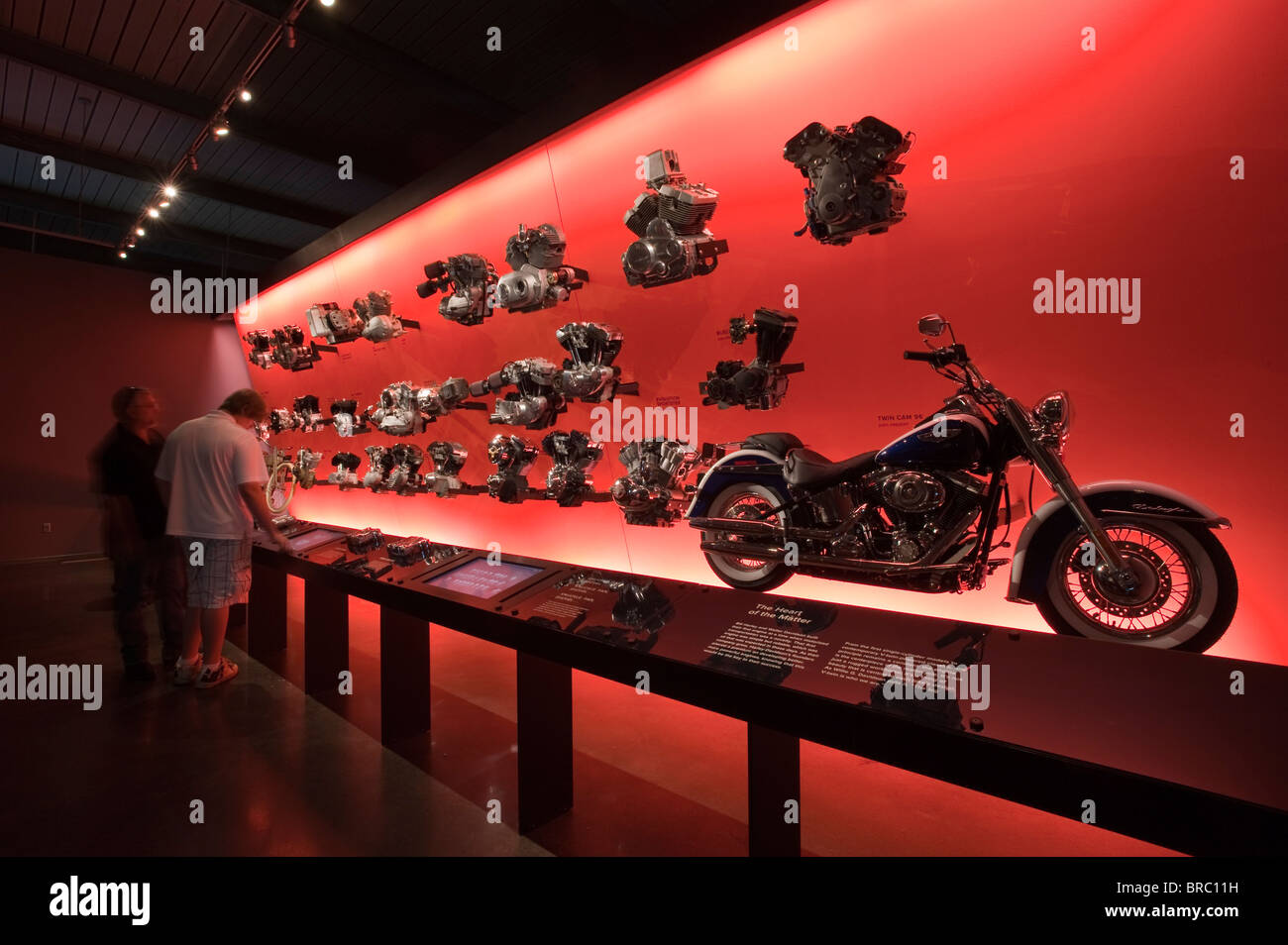 Harley Davidson Museum di Milwaukee, Wisconsin, STATI UNITI D'AMERICA Foto Stock