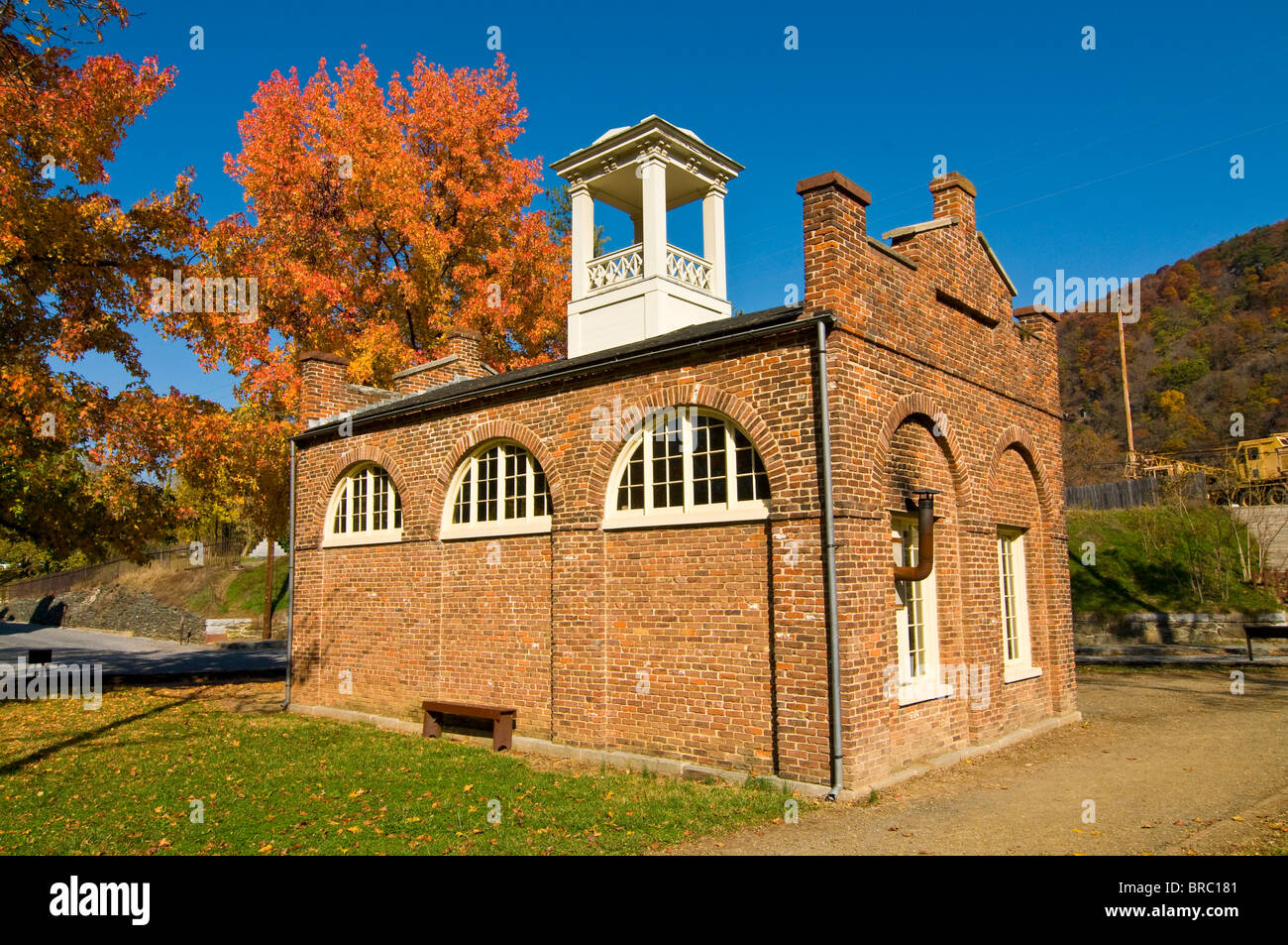 John Browns Fort, harpers Ferry, West Virgnina, STATI UNITI D'AMERICA Foto Stock