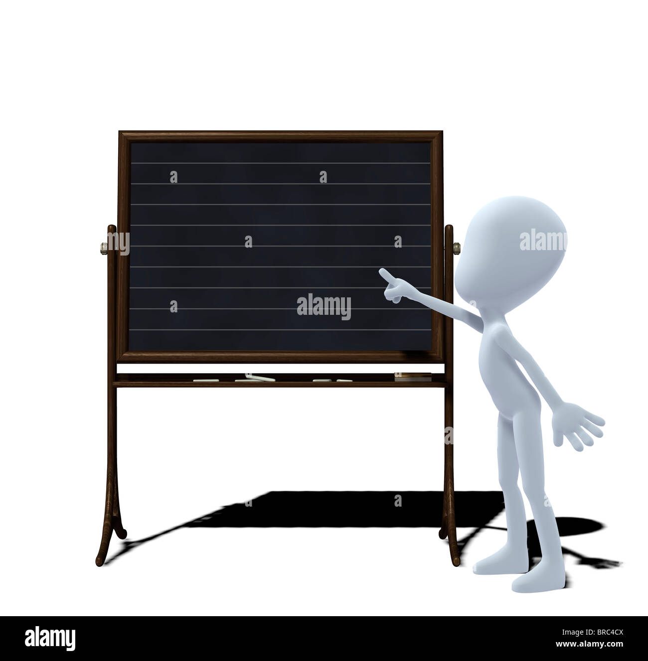 Concetto figura con scheda Foto Stock