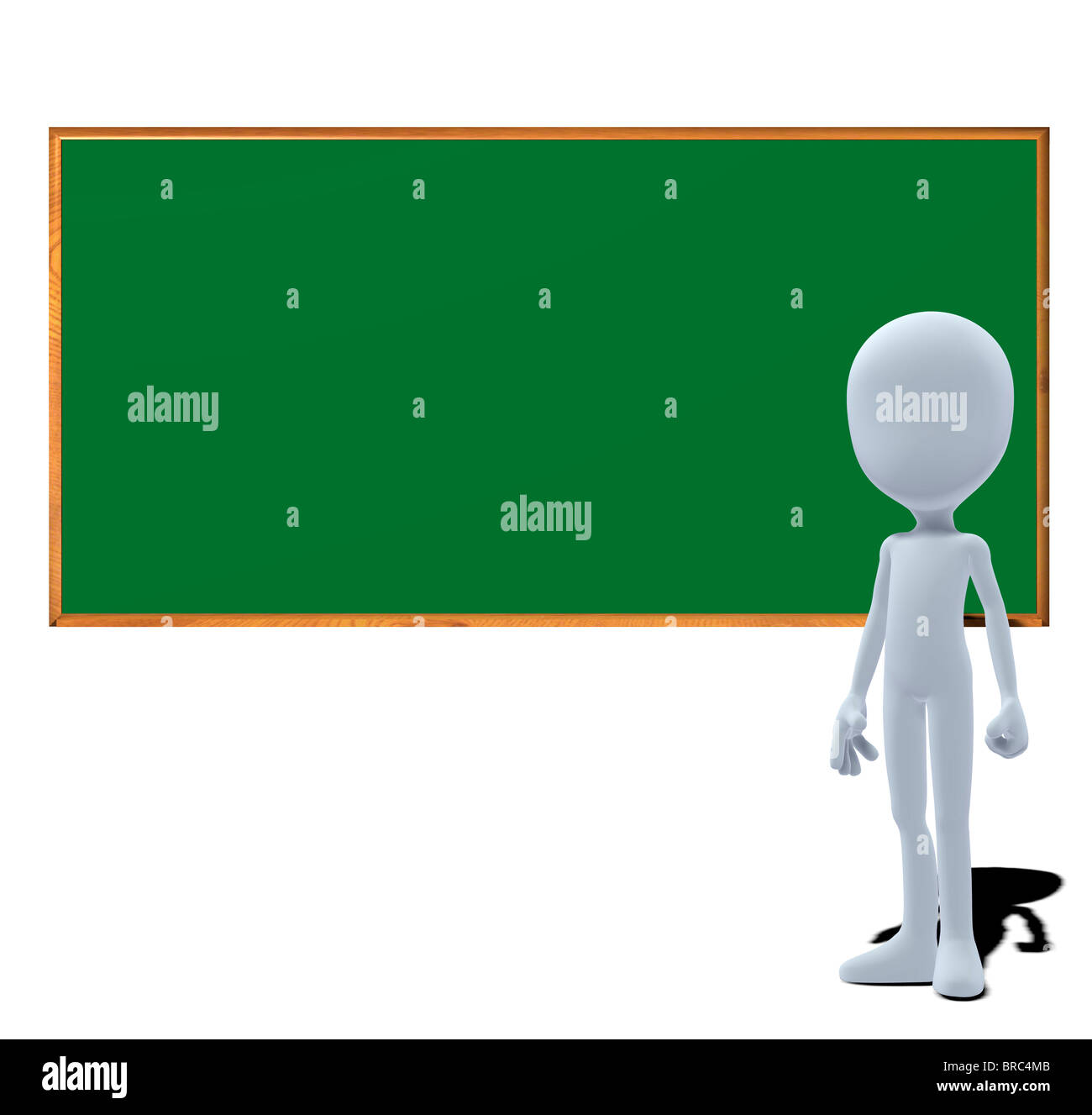 Concetto figura con scheda Foto Stock