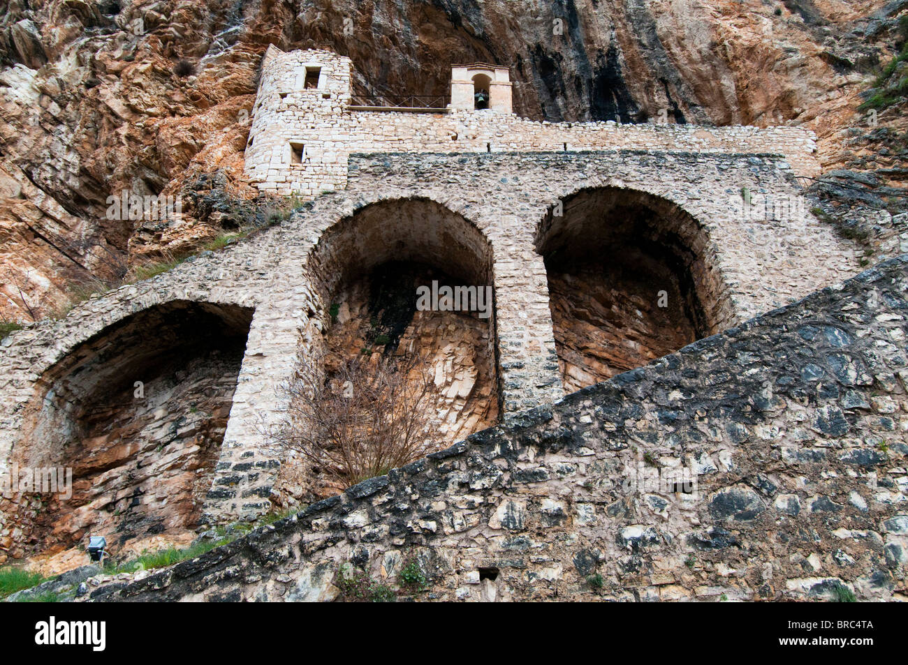 Eremo di San Cataldo, Cottanello, Rieti, Lazio (Lazio), Italia, Europa. Foto Stock