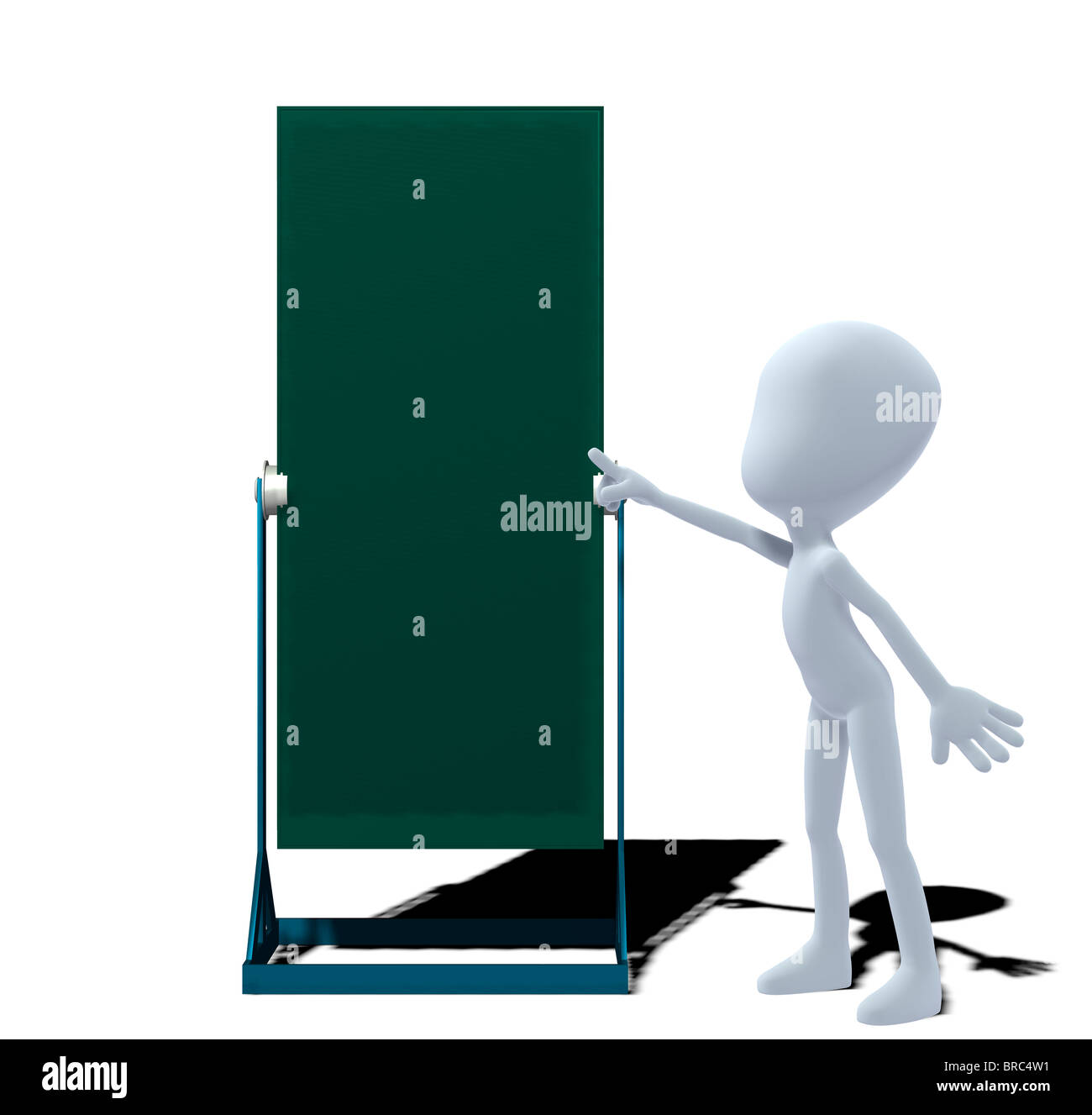 Concetto figura con scheda Foto Stock