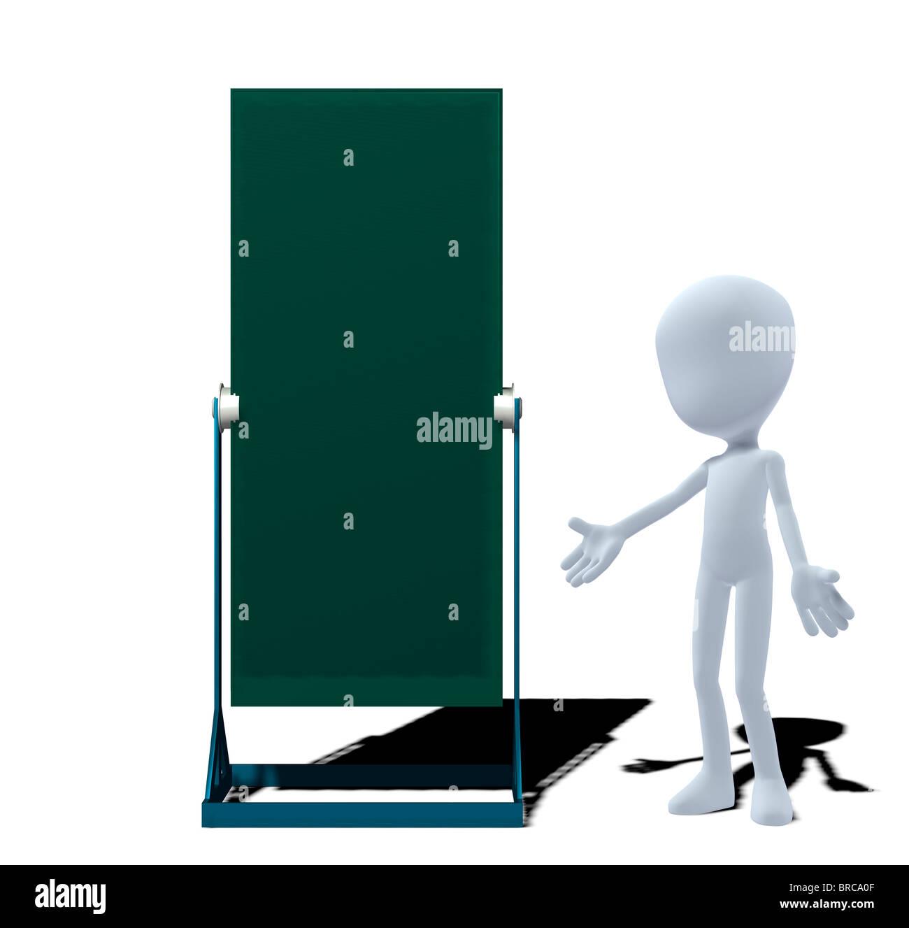 Concetto figura con scheda Foto Stock