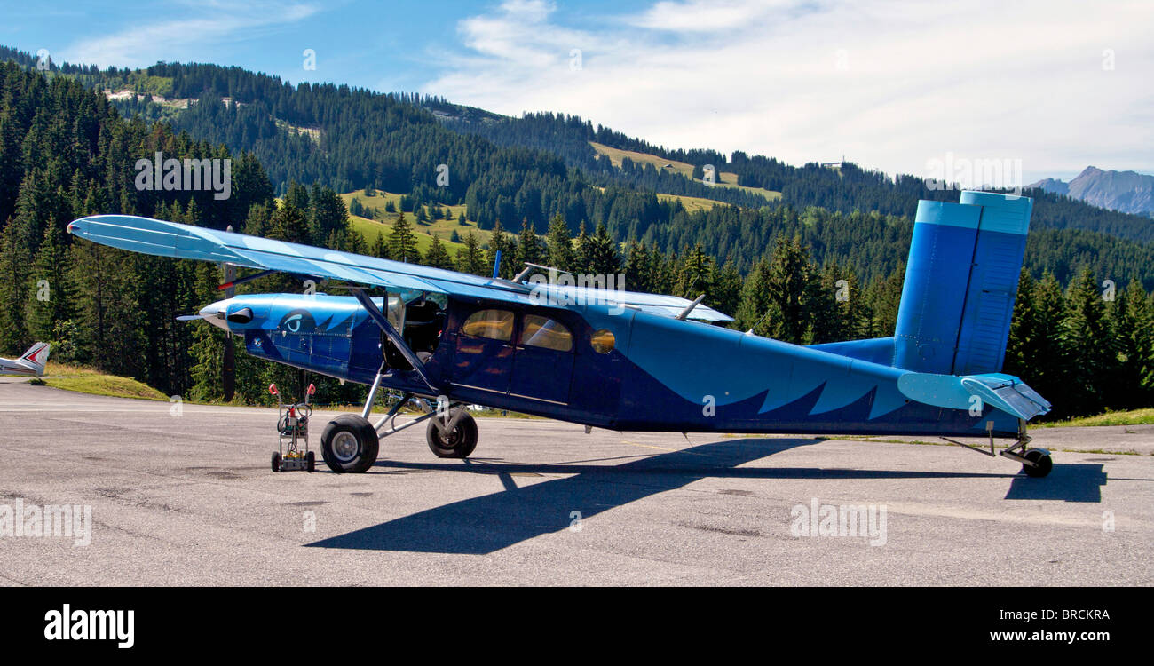 Pilatus PC 6 STOL aeromobile a turboelica Foto Stock