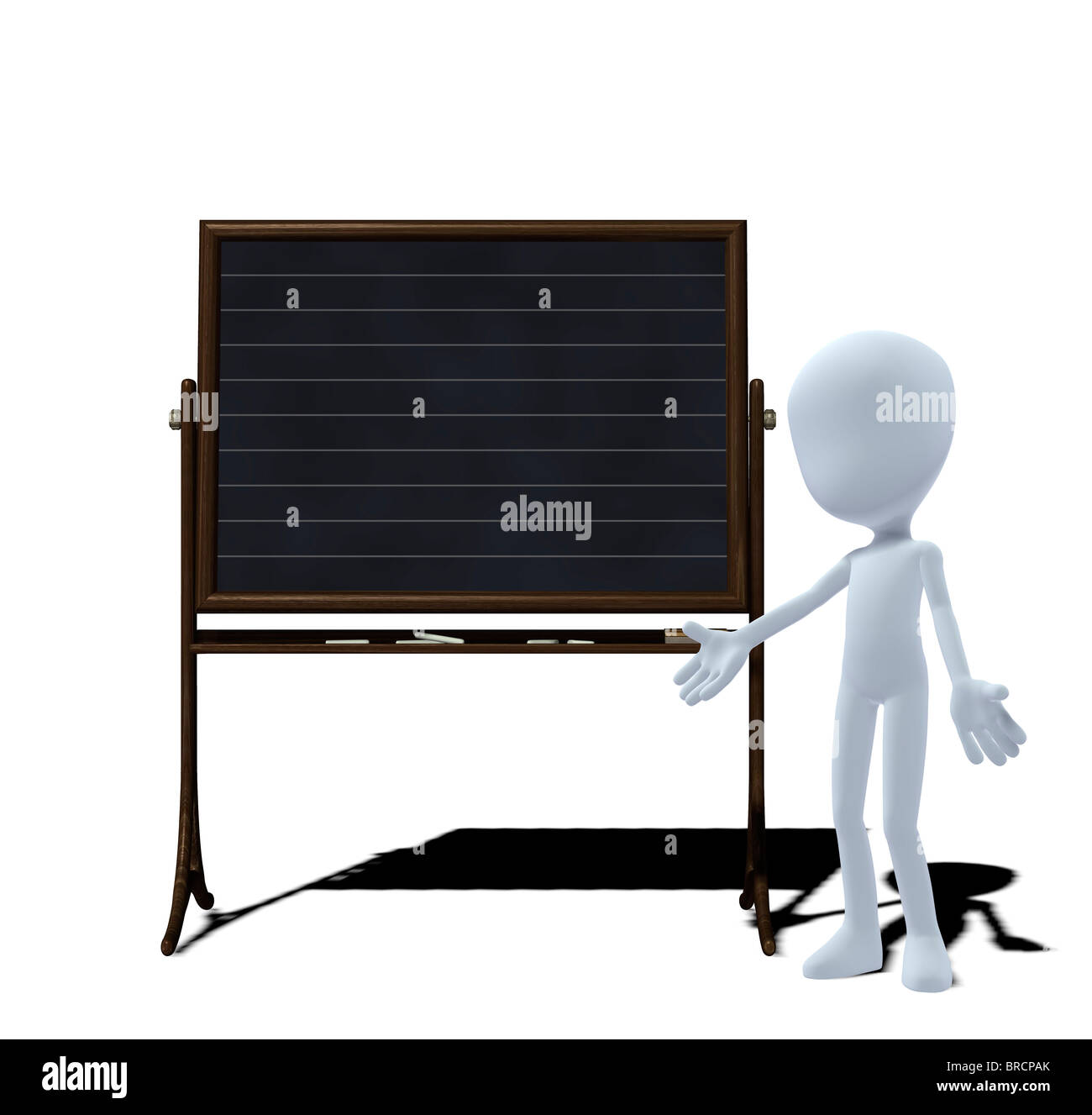 Concetto figura con scheda Foto Stock