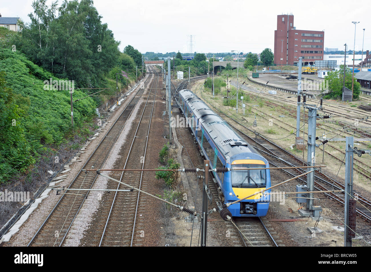 Locale di passeggeri servizio di treno da Lowestoft a Ipswich Foto Stock