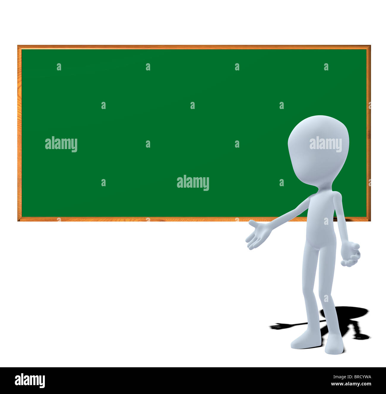 Concetto figura con scheda Foto Stock