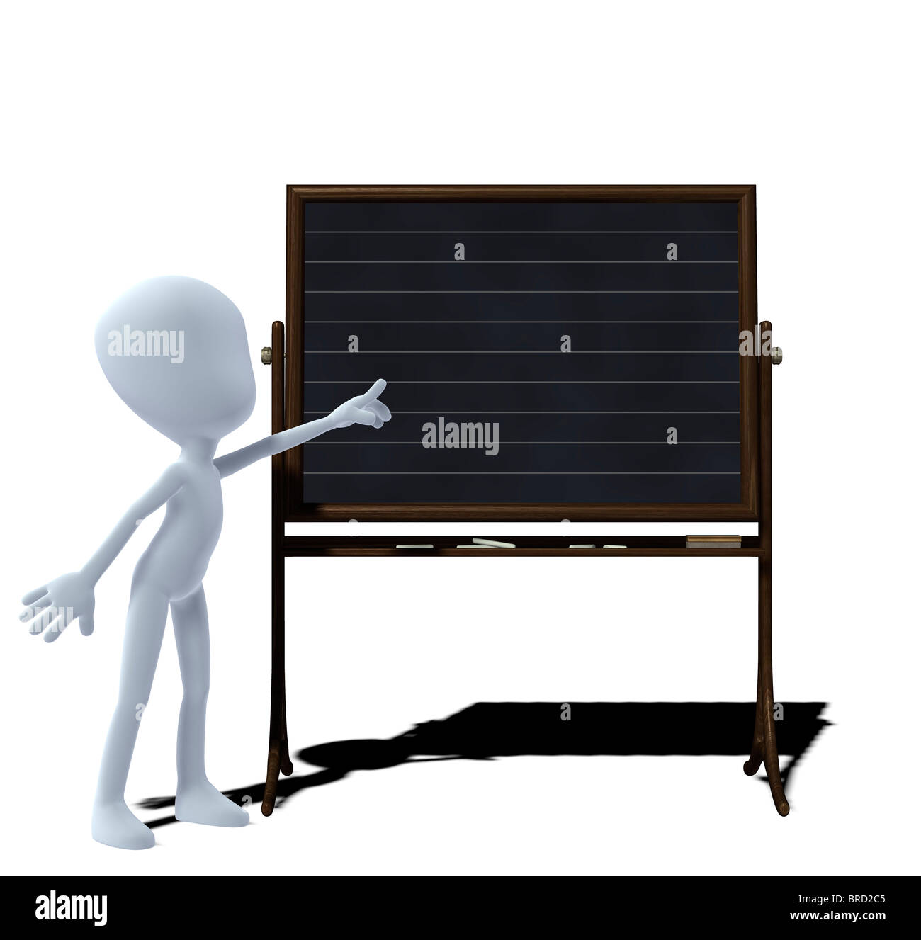 Concetto figura con scheda Foto Stock