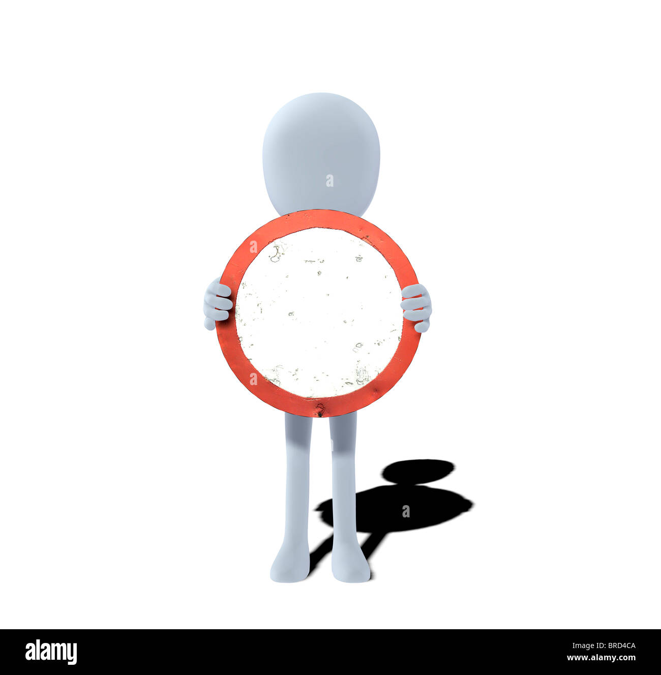 Concetto figura con segno chiuso per tutti i veicoli in entrambe le direzioni Foto Stock