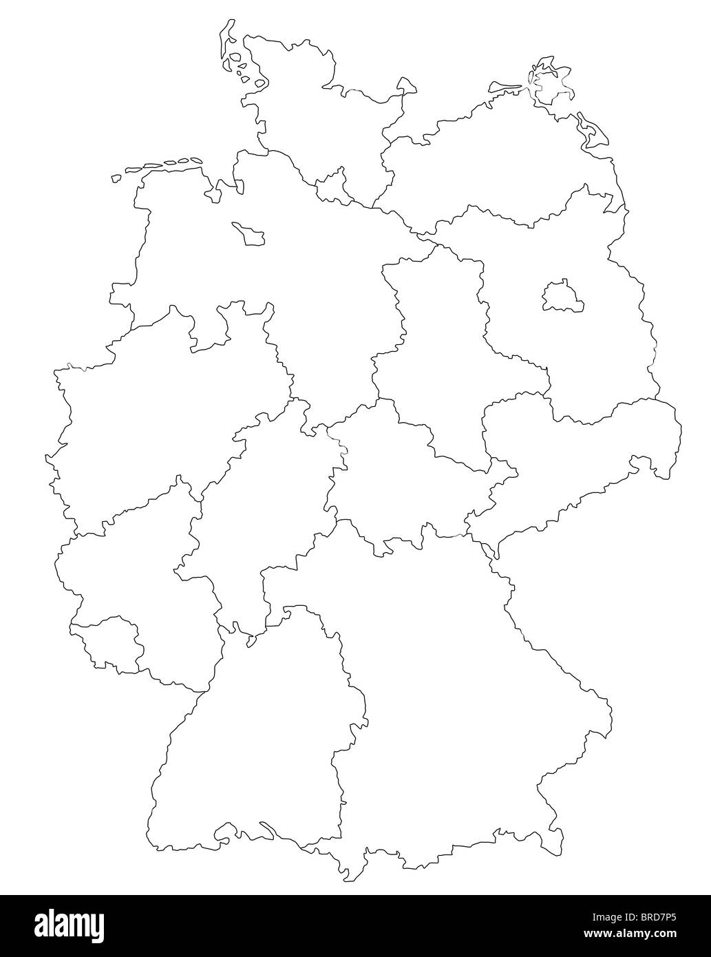 Mappa germania immagini e fotografie stock ad alta risoluzione - Alamy