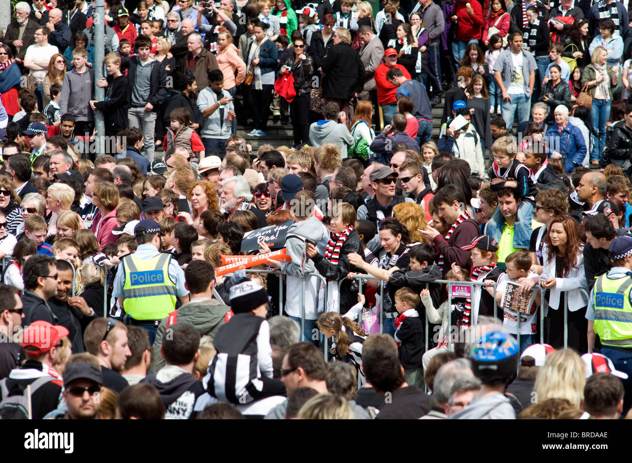 Australian Football League Grand Final Parade, Melbourne, Victoria, Australia Foto Stock