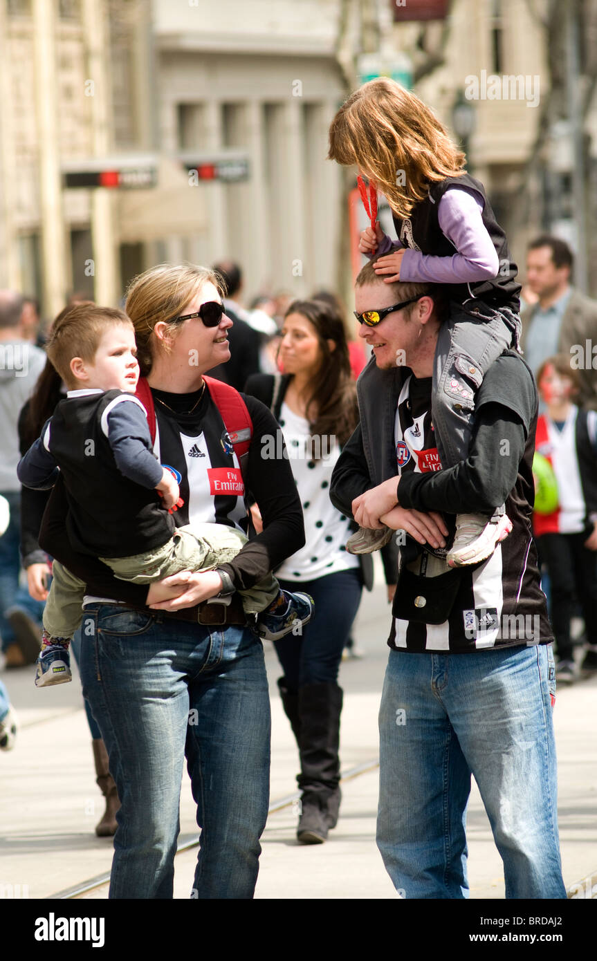 Australian Football League Grand Final Parade, Melbourne, Victoria, Australia Foto Stock