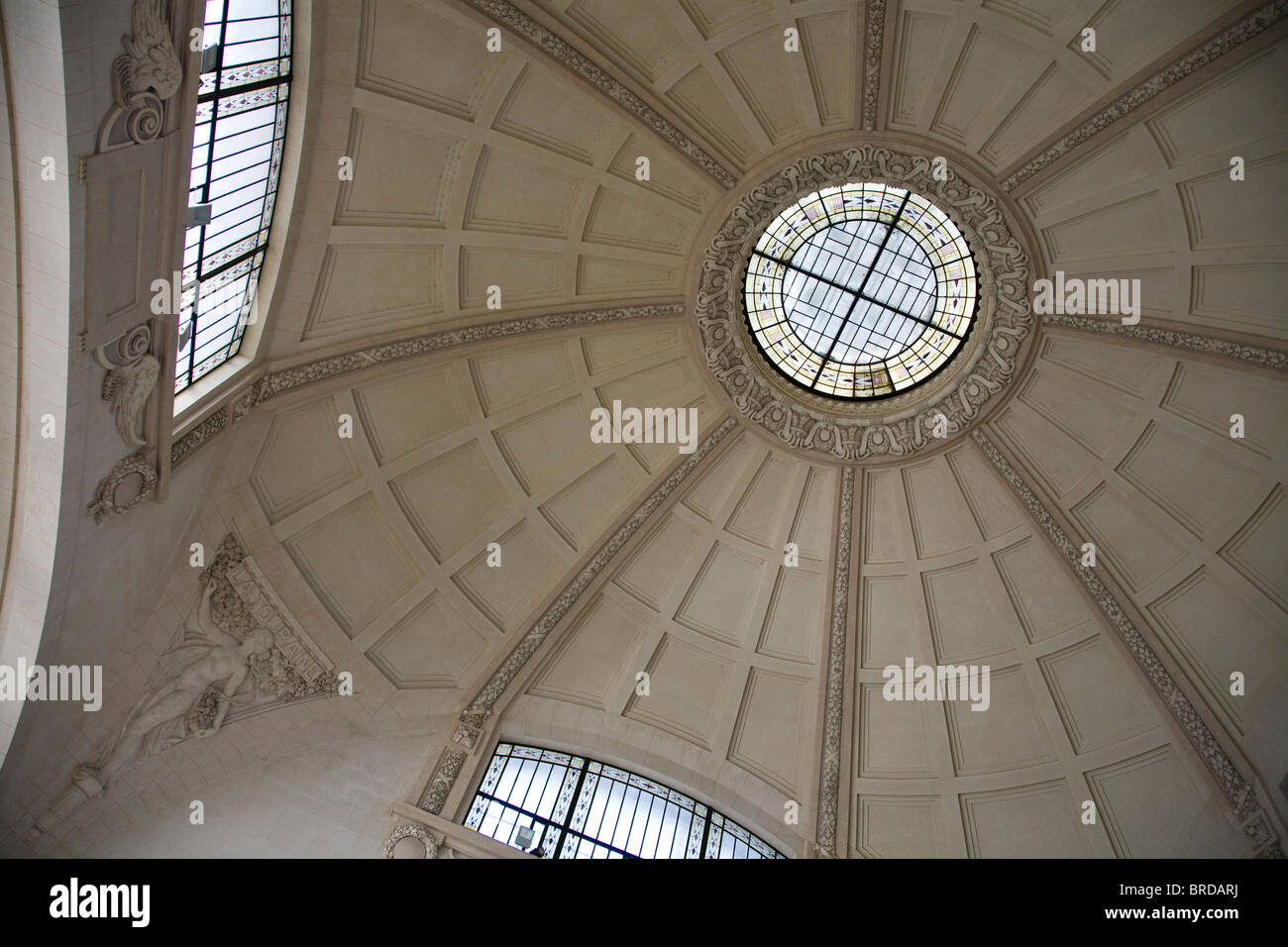 Gare des Benedictins. Limoges stazione ferroviaria soffitto Foto Stock