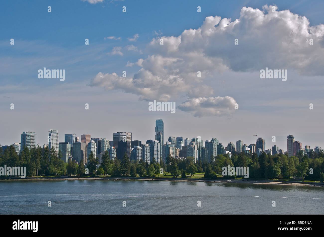 Skyline della città di Vancouver British Columbia Canada Foto Stock