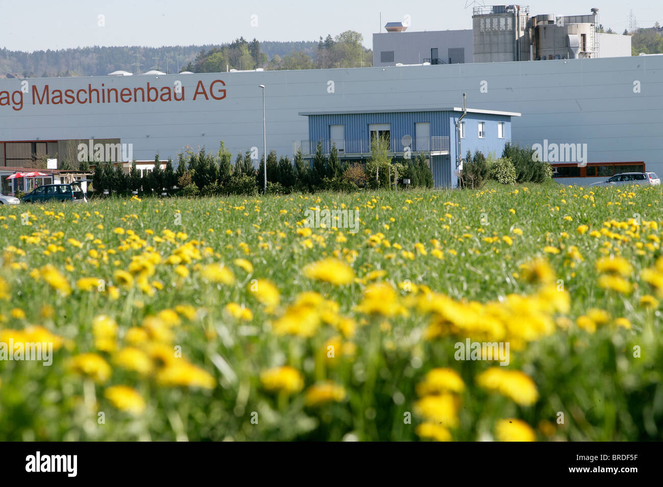 La sede centrale di Dignitas, nella città di Pfaffikon, Svizzera. Foto Stock