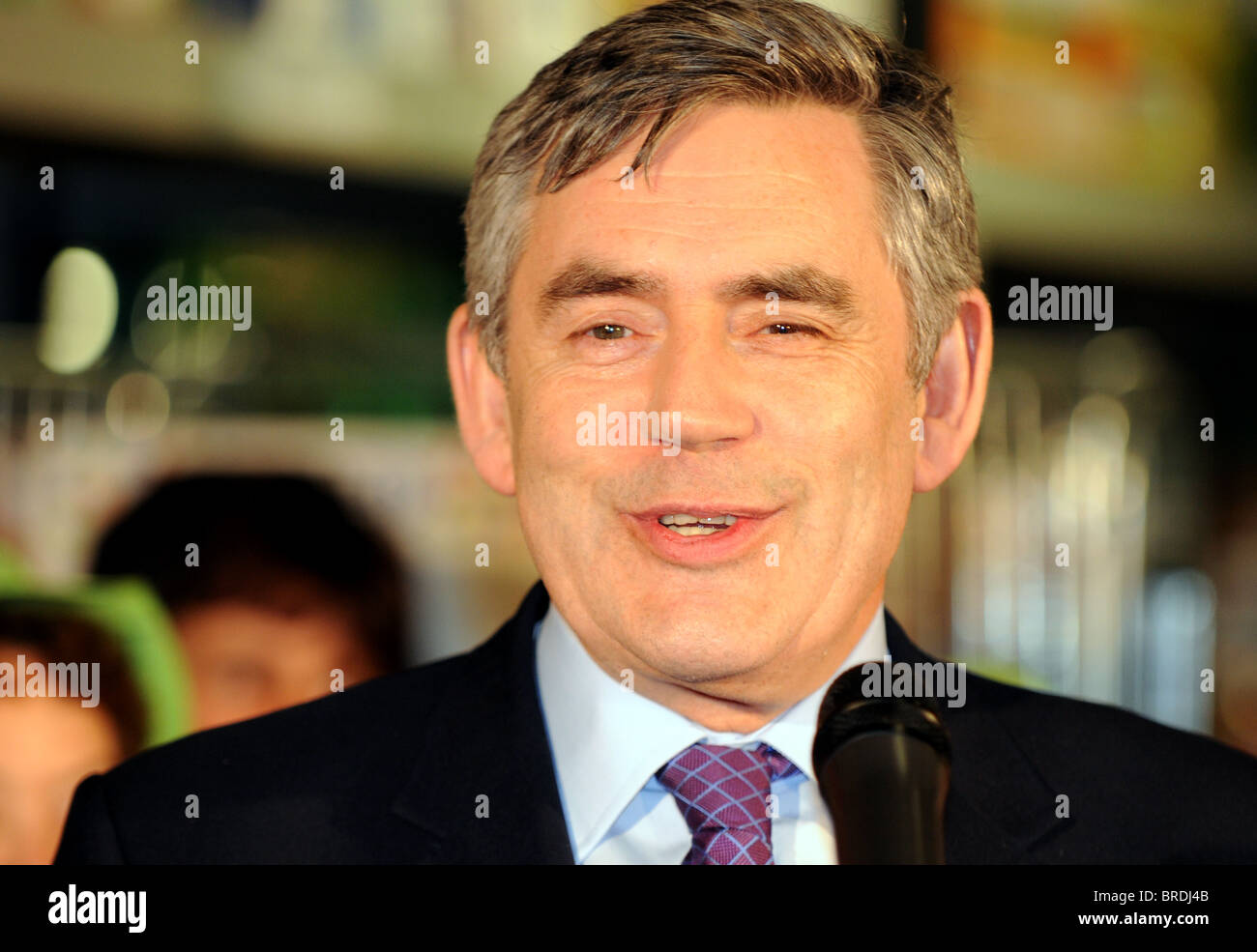 Gordon Brown MP, l'ex "primo ministro della Gran Bretagna, Regno Unito Foto Stock