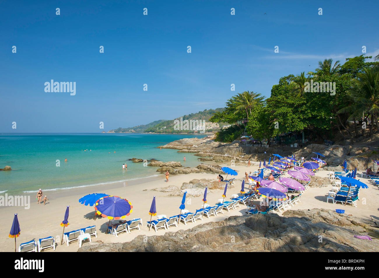 Kalim Beach, sull'Isola di Phuket, Tailandia Foto Stock