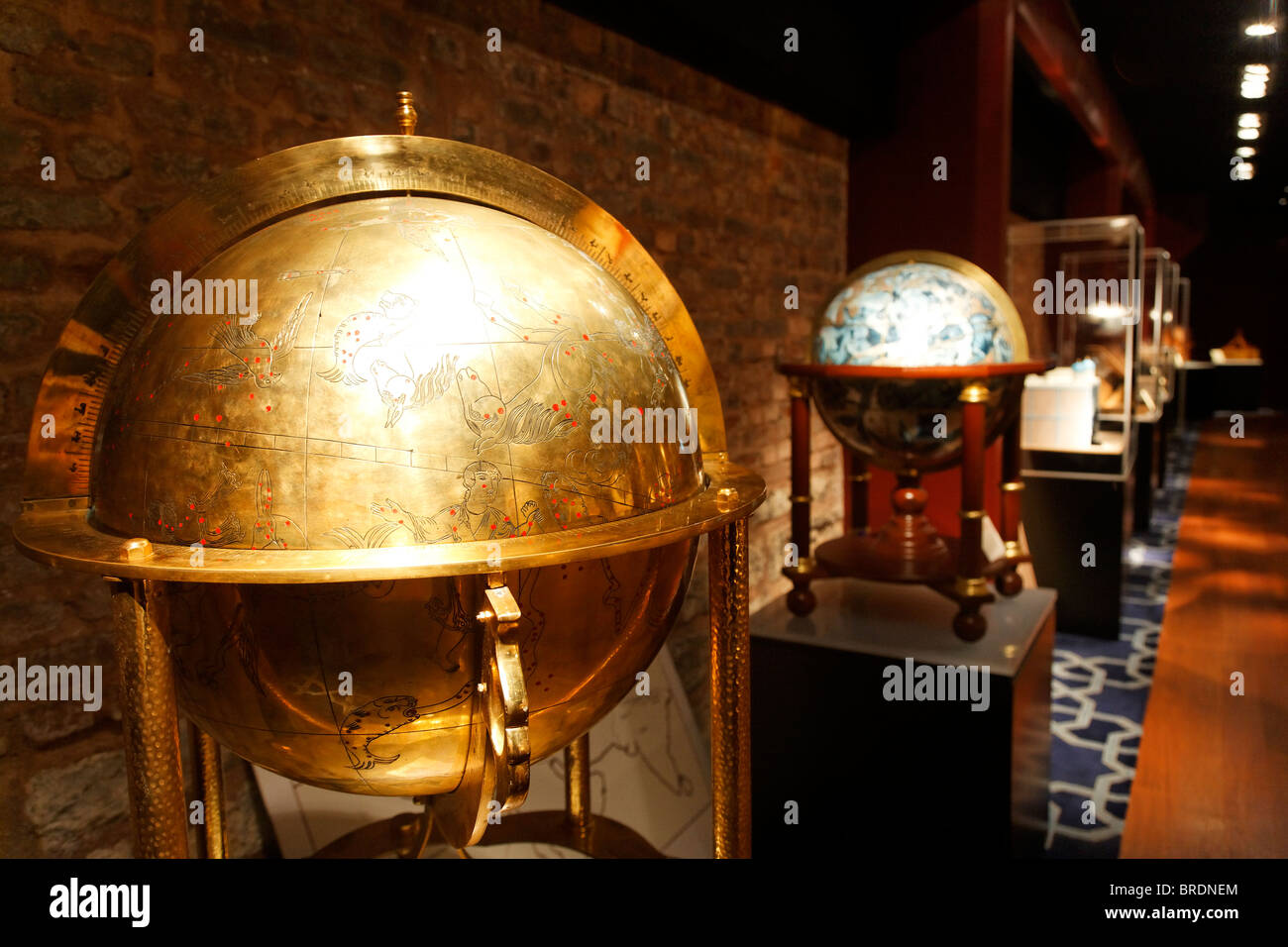 Mostra nel museo islamico di scienza e tecnologia, Istanbul, Turchia Foto Stock