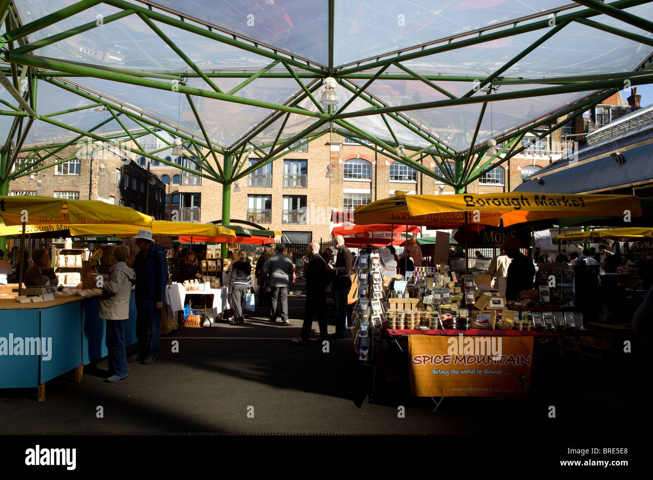 Borough Market, London, Regno Unito Foto Stock