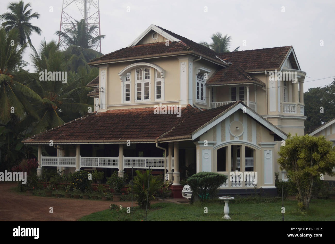 Signorile casa coloniale in Sri Lanka Foto Stock