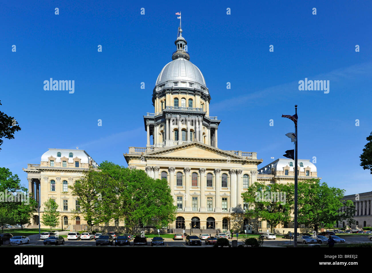 Illinois State Capitol Building Springfield Illinois Foto Stock