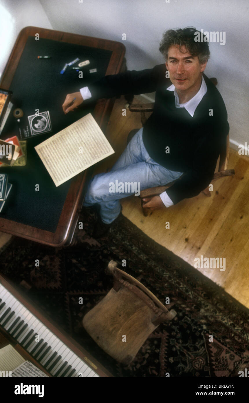 Geoffrey Burgon compositore .1985 Foto Stock