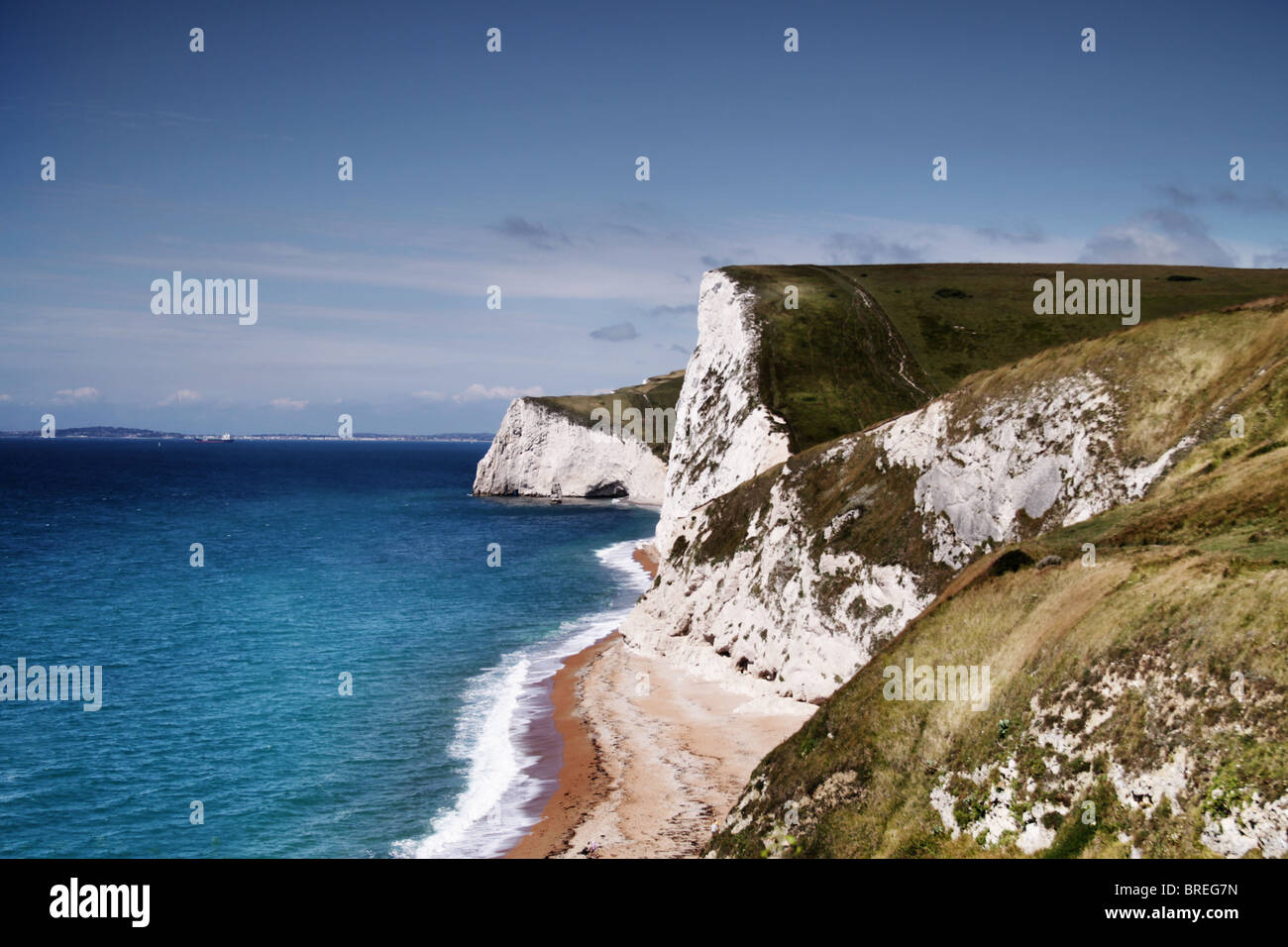La costa del Dorset,l'Inghilterra,UK Foto Stock