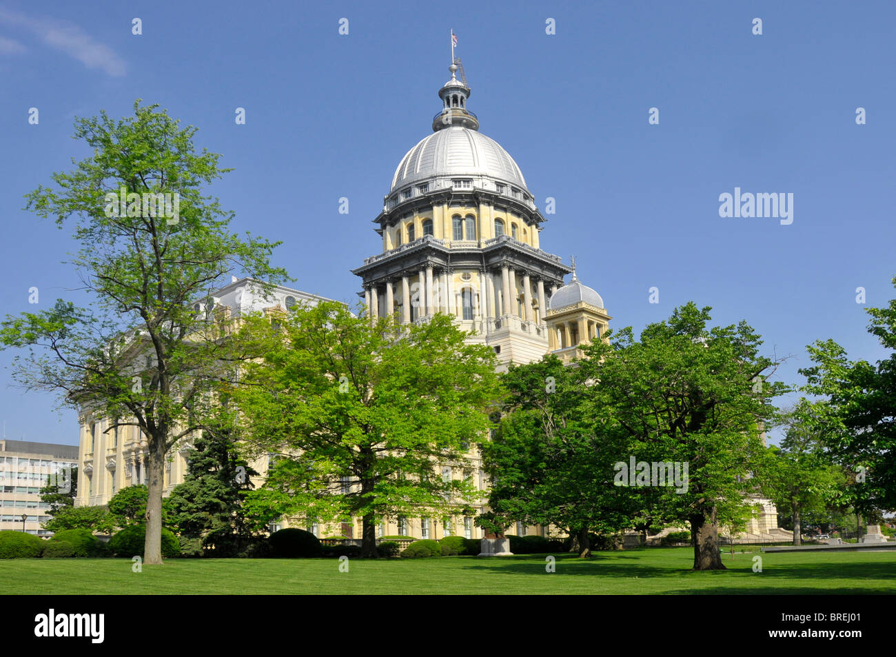 Illinois State Capitol Building Springfield Illinois Foto Stock