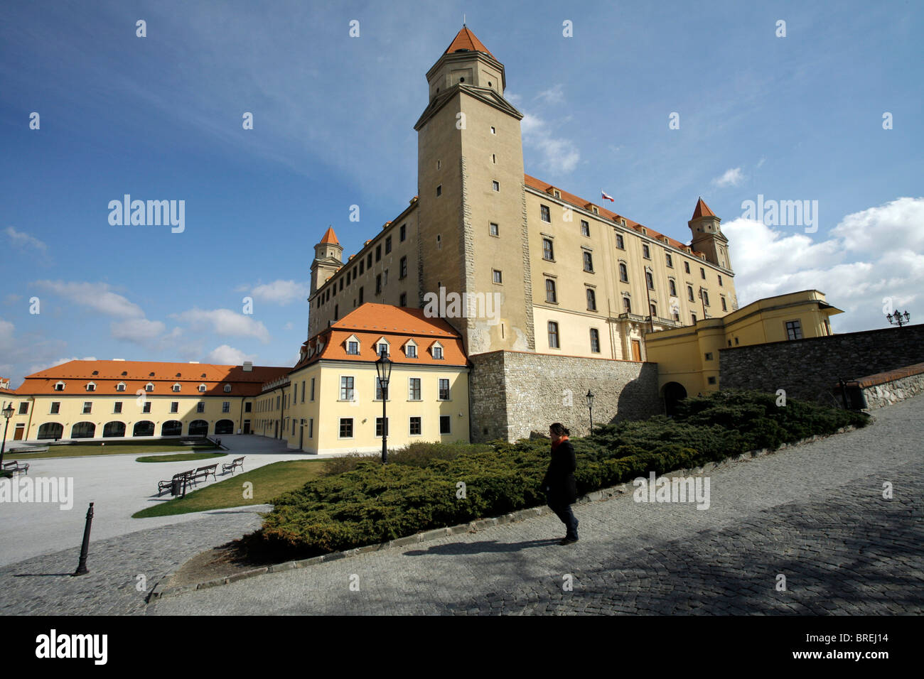 Castello di Bratislava, in Slovacchia, in Europa Foto Stock