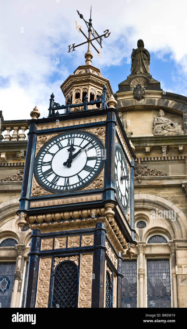 Gateshead vecchio municipio orologio noti come poco Ben. Foto Stock