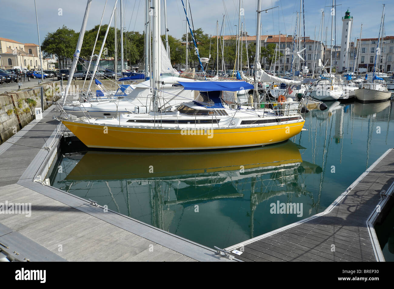 Vecchio porto di La Rochelle Poitou Charentes Francia Foto Stock