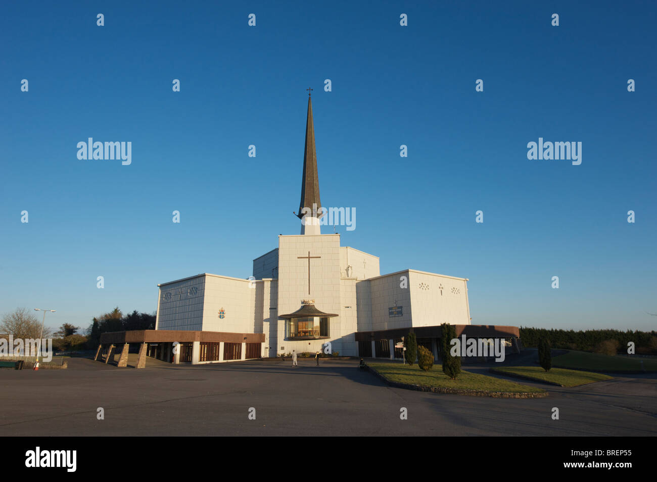 La Basilica a Knock, Co. Mayo, Irlanda Foto Stock