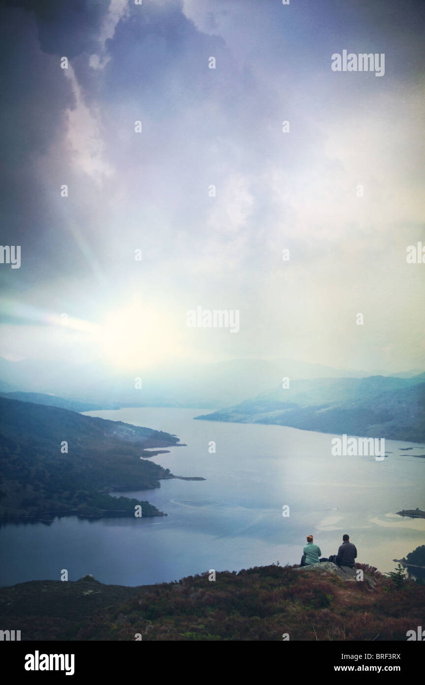 Loch Katrine,Trossachs,Scozia Scotland Foto Stock