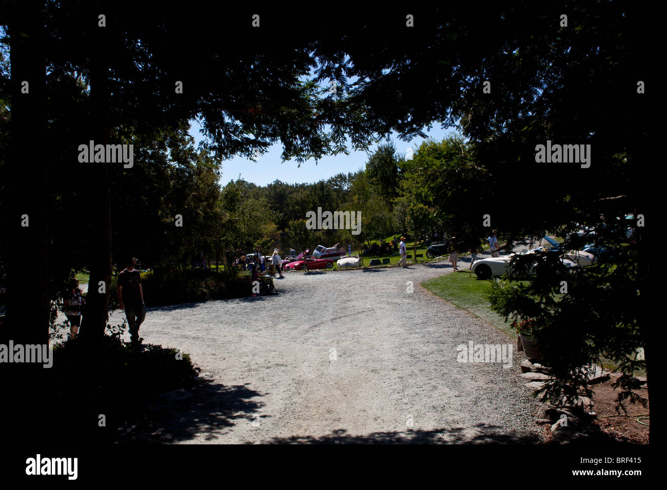 Panoramica della vettura inglese sezione del 2010 Ironstone Concours d'ELEGANZA Foto Stock