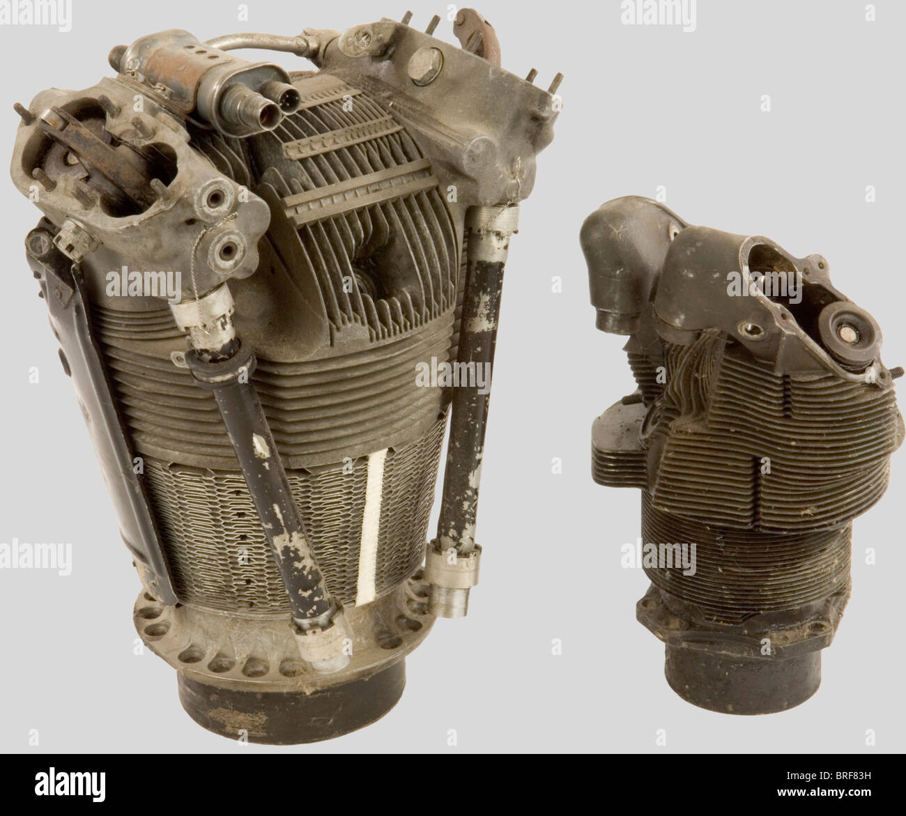 Cilindro di un motore aereo statunitense, costituito da due parti metalliche, acciaio e alluminio., storico, storico, 20th secolo, tecnico, tecnico, materiale, materiali, dispositivo, dispositivi, attrezzature, attrezzature, utensile, attrezzatura, utensili, utensili, tecnologia, militare, oggetto, oggetti, alambicchi, clippings, taglio, taglio, taglio, taglio, taglio, Foto Stock