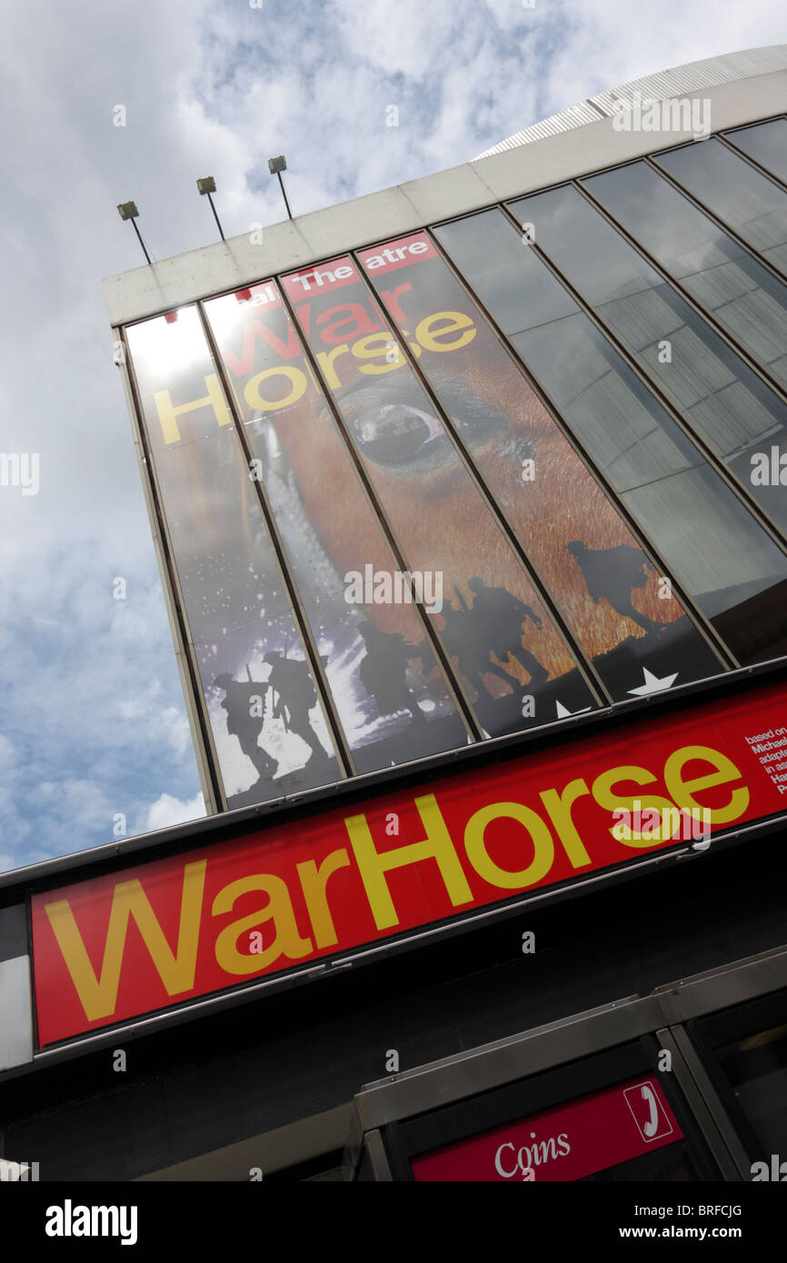 La facciata esterna del nuovo teatro di Londra in Covent Garden di Londra. Foto Stock