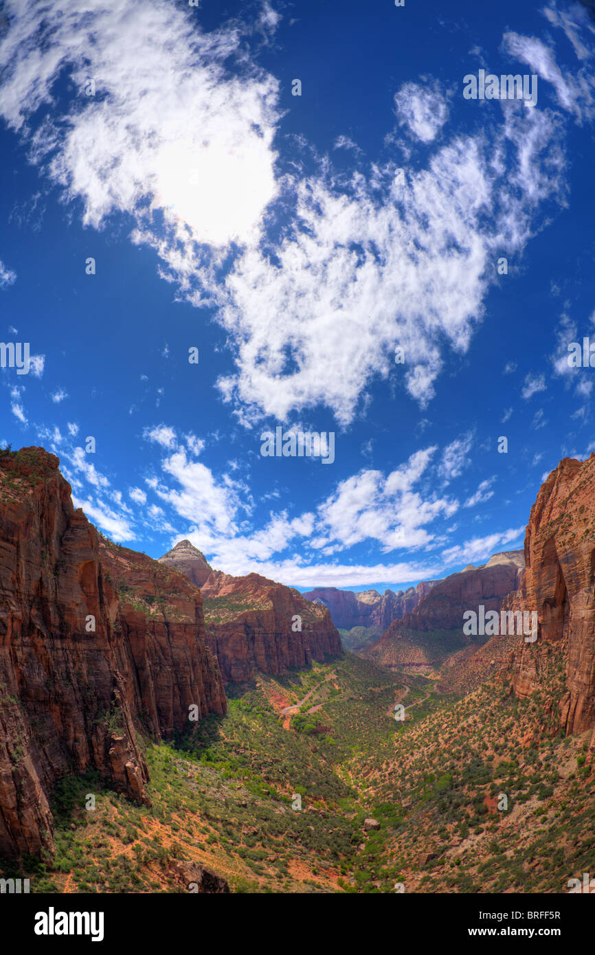 Parco Nazionale di Zion Foto Stock