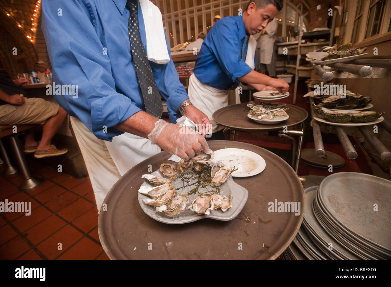 Il famoso Grand Central Oyster Bar in Grand Central Terminal di New York Foto Stock