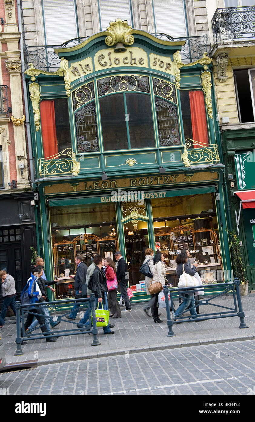 Negozio di decorativo, lille, Francia Foto Stock